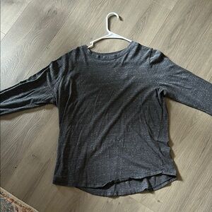 Sonoma Charcoal Gray Long Sleeve Tunic